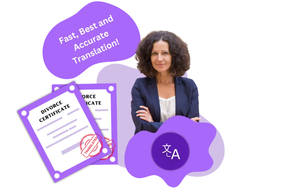 Translate Divorce Certificates image