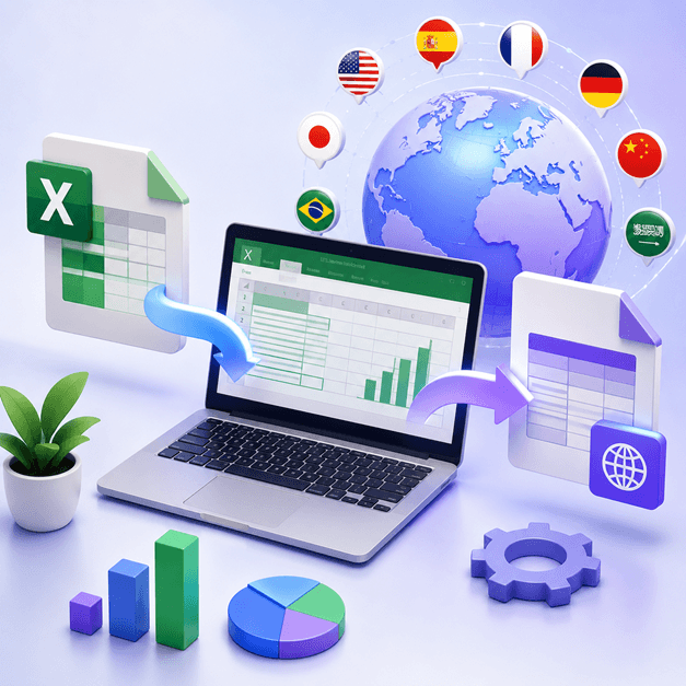 Convert Excel file into English